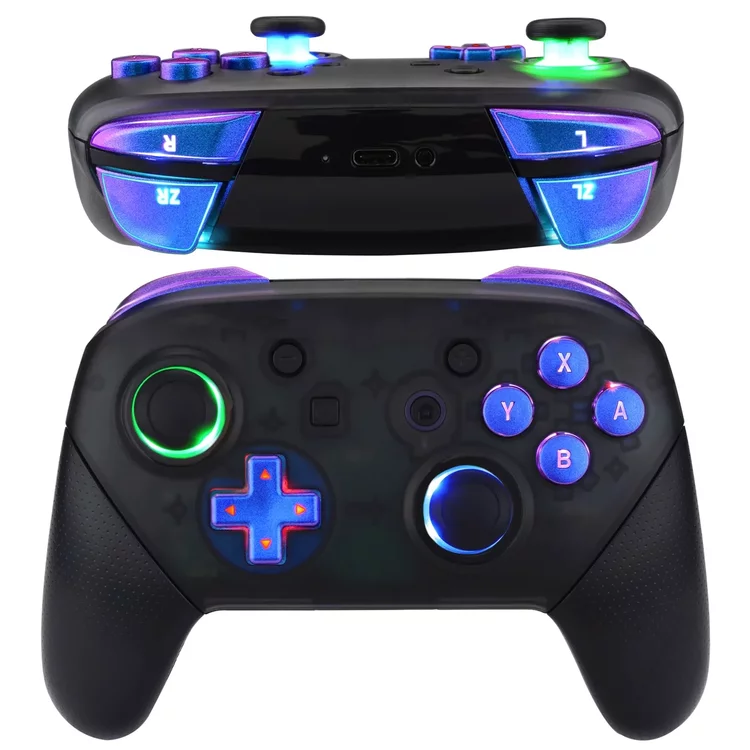 Mega Modz Nintendo Switch Controller LED Mod - Chameleon Purple.webp