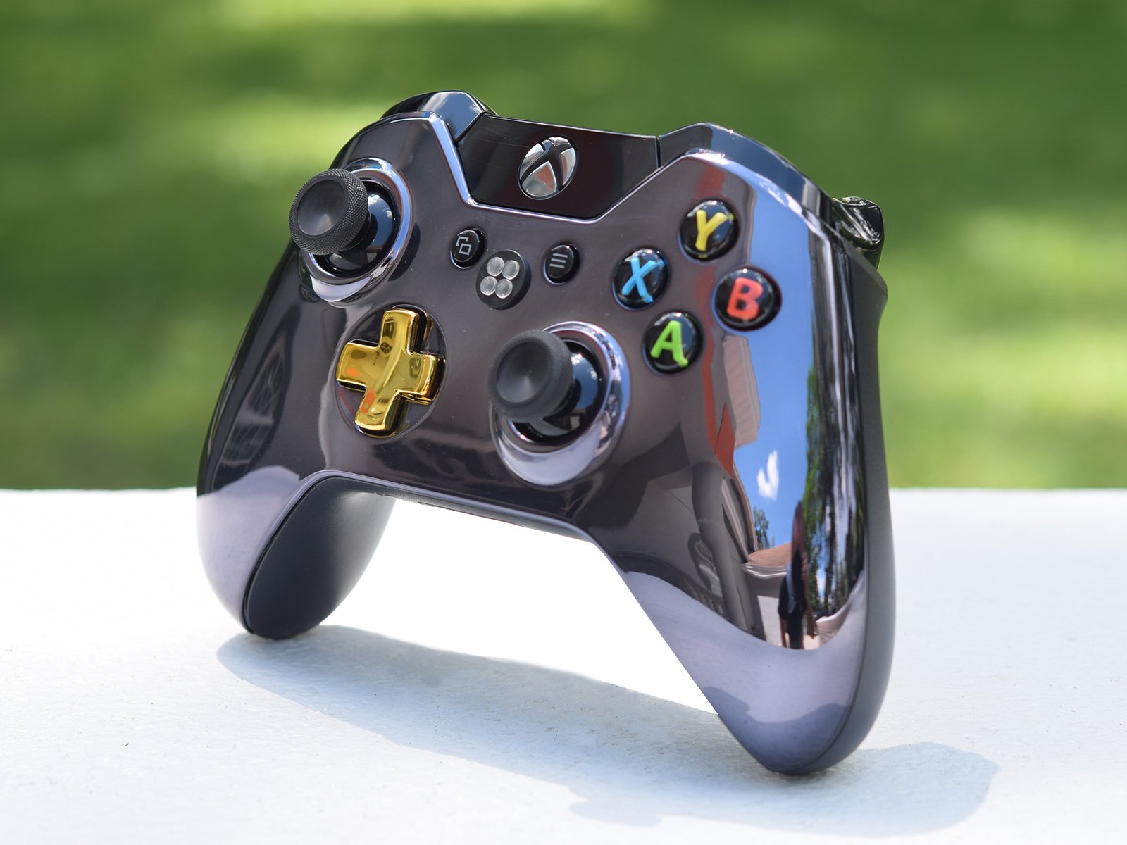 Chrome Gunmetal Xbox One Custom Controller