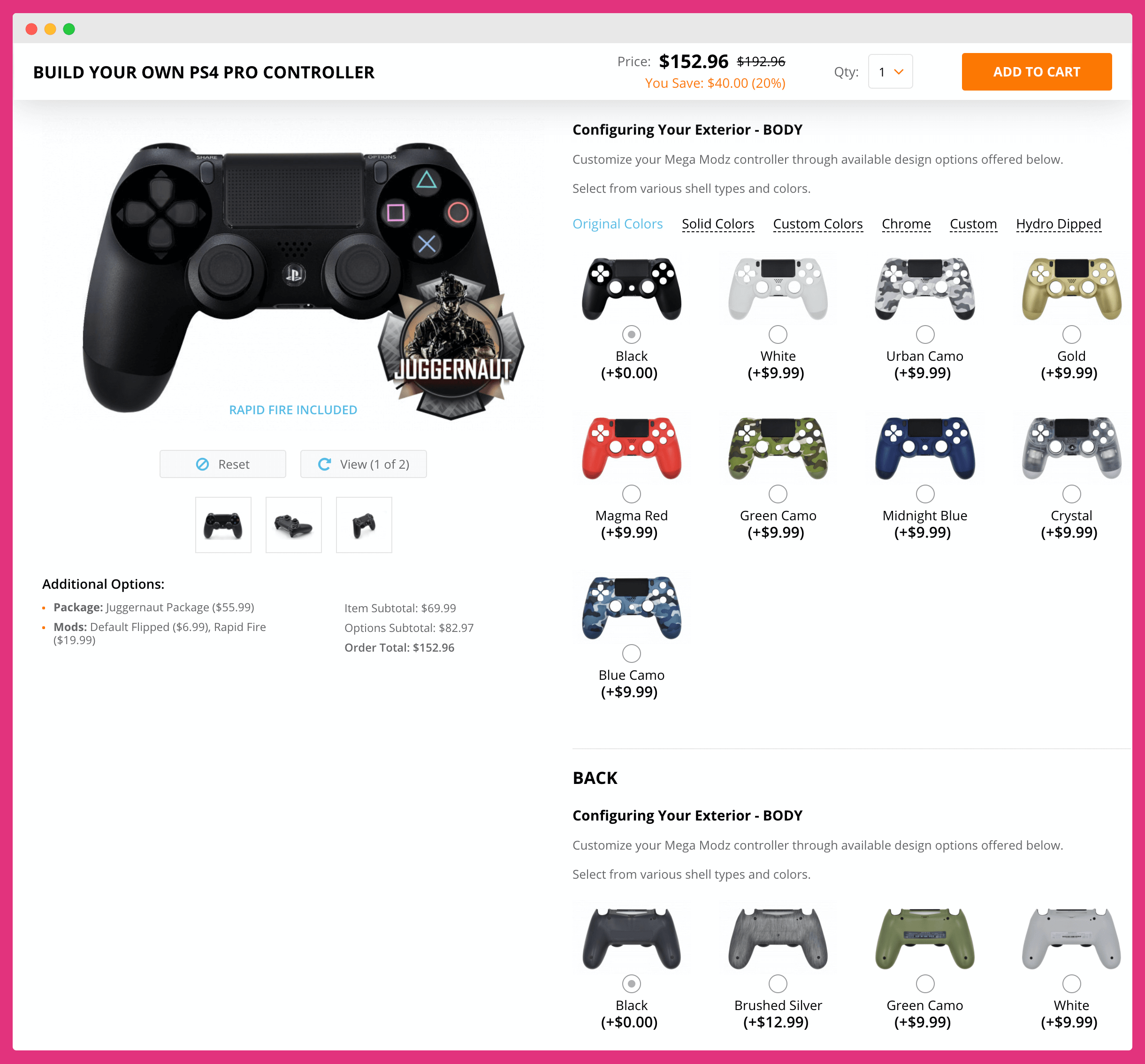 armor 3 ps4 controller